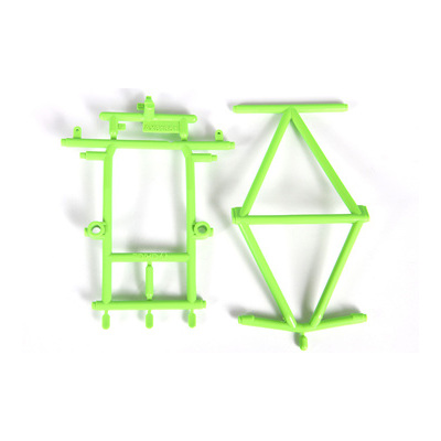 Axial Monster Truck Cage Roof and Hood (Green)