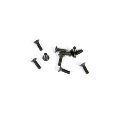 Axial M2.6x8mm Hex Socket Flat Head (Black) (10pcs)