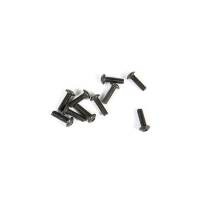 Axial M2.6x8mm Hex Socket Button Head (Black) (10pcs)