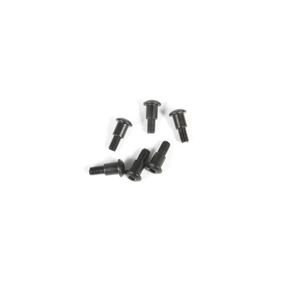 Axial M3x4x10mm Hex Socket Button Head Shoulder Screw (Black) (6