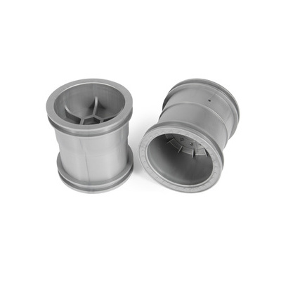 Axial 2.2 Monster Truck Wheels â€“ 63mm (Silver) (2pcs)