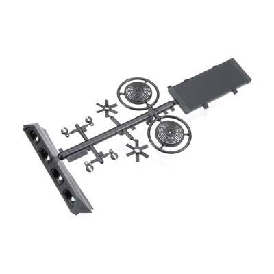 Axial EXO Rear Light Bezel & Radiator Set