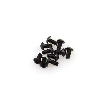 Axial M3x6mm Hex Socket Button Head (Black) (10pcs)