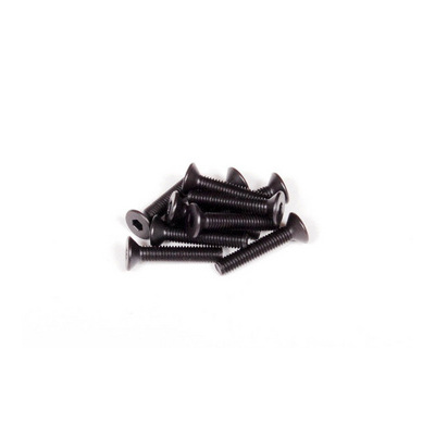 Axial M3x16mm Hex Socket Flat Head (Black) (10pcs)