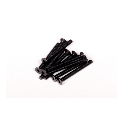 Axial M3x30mm Hex Socket Flat Head (Black) (10pcs)