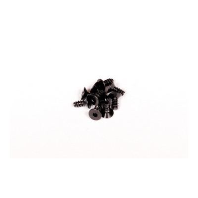 Axial M2.6x6mm Hex Socket Tapping Flat Head (Black) (10pcs)