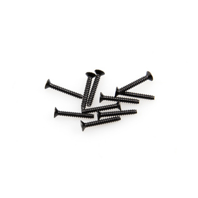 Axial M2.6x18mm Hex Socket Tapping Flat Head (Black) (10pcs)