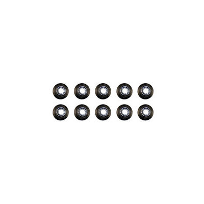 Axial M4 Nylon Locking Flanged Hex Nut (Black) (10pcs)
