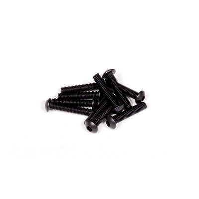 Axial M3x15mm Hex Socket Button Head (Black) (10pcs)