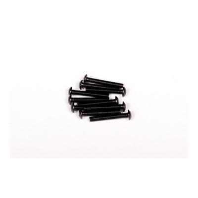 Axial M3x20mm Hex Socket Button Head (Black) (10pcs)