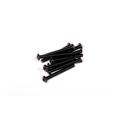 Axial M3x25mm Hex Socket Button Head (Black) (10pcs)