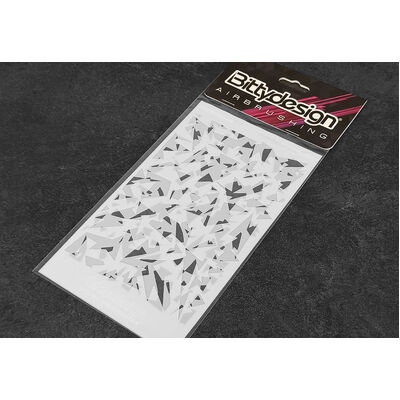BDSTC-018 | BITTYDESIGN Vinyl Stencil - Camo Artic (A + B)