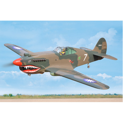 P-40C Tomahawk ARTF  , 60CC gas  (covered with HEAT-SHRINK FILM WITH PRINTED)