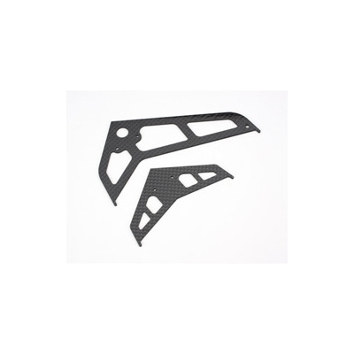 Eflite Stab/Fin Set, Carbon Fiber: B450