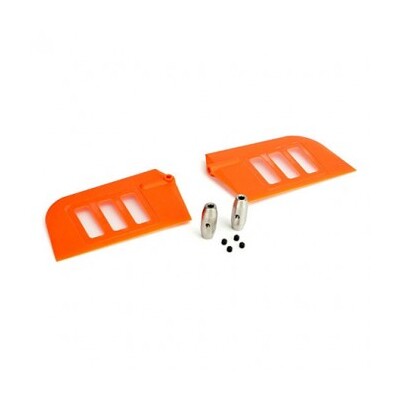 Blade Flybar Paddle Set, Orange: B500 3D