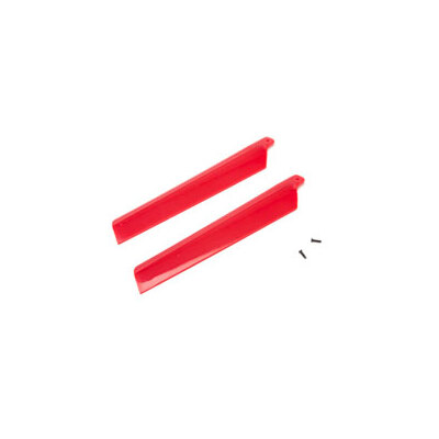 Blade Main Rotor Blades, Red (2): MSRX