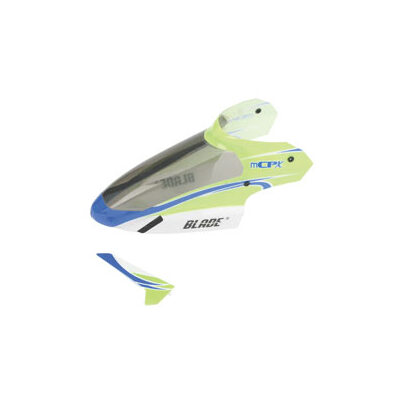 Eflite Complete Green Canopy with/Vertical Fin: mCP X