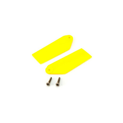 Blade Tail Rotor Blade Set, Yellow: 130 X