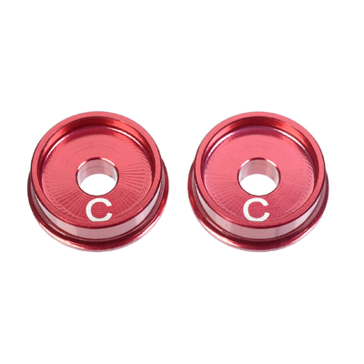 Team Corally - Alum. Lower Arm Cap SSX-12 - C - 2.0mm - 2 Pcs