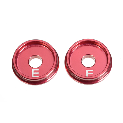 Team Corally - Alum. Lower Arm Cap SSX-12 - E - 1.0mm - 2 Pcs