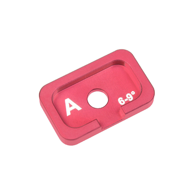 Team Corally - Alum. Caster Adjustment Plate FSX10 - A - 6° - 9° - 1 Pc