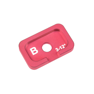 Team Corally - Alum. Caster Adjustment Plate FSX10 - B - 3° - 12° - 1 Pc