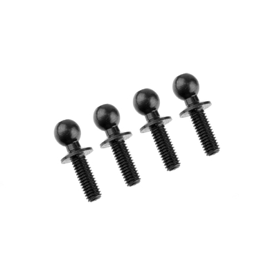 Team Corally - Ball End Dia. 4.8mm - Thread 8mm - Steel - 4 Pcs
