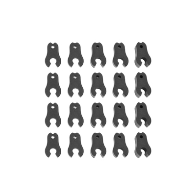 Team Corally - Caster Clips Set - 1 to 4.5mm - 1 Set