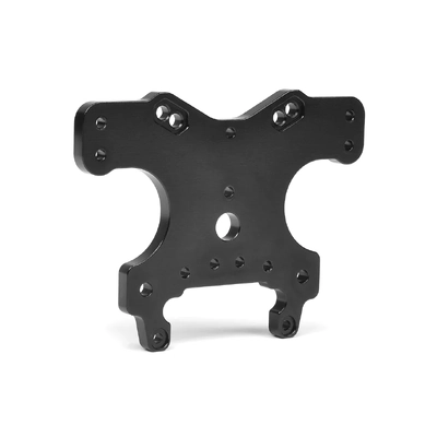 Team Corally - Shock Tower - SC - Front - Aluminum - 5mm - Black - 1 Pc