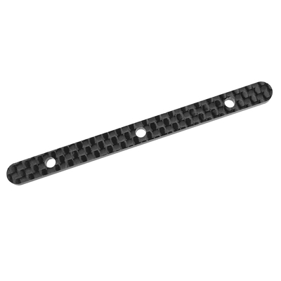 Team Corally - Chassis Brace Stiffener - Rear - fits part C-00180-016 - Graphite 2.5mm - 2 pcs