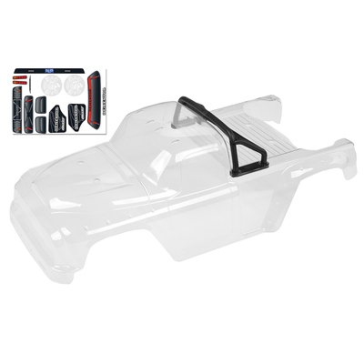 Team Corally - Polycarbonate Body - Dementor XP 6S - Clear - Cut - 1 pc