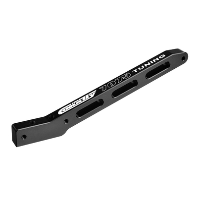 Team Corally - Chassis Brace V2 - Rear - Swiss Made 7075 T6 - Hard Anodised - Black - Made In Italy - Fits - Buggy - SWB Truck - 1pc