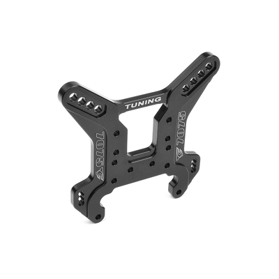 Team Corally - Shock Tower - Rear - Swiss Made 7075 T6 - 5mm - Hard Anodised - Black - Made In Italy