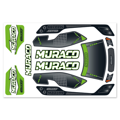 Team Corally - Body Decal Sheet  - Muraco XP 6S - 1 pc