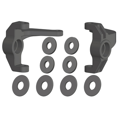 Team Corally - Steering Block - L/R - Composite - 1 Set
