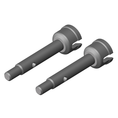 Team Corally - Wheel Shaft - Rear - Steel - 2 Pcs