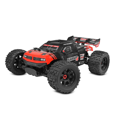 Team Corally - PUNISHER 4 - RTR - Red - Brushless Power 4S - No Battery - No Charger