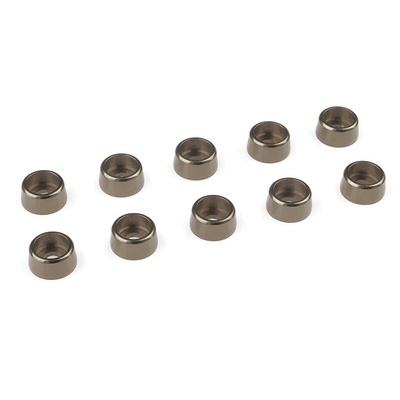 Team Corally - Aluminium Washer - for M3 Socket Head Screws - OD=8mm - Gun Metal - 10 pcs