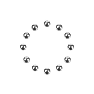 Team Corally - Precision Diff. Balls 1/8 - Chrome - 12 pcs