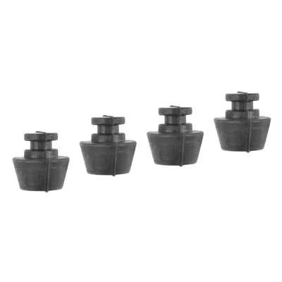 Team Corally - Rubber Feet 4pcs - Nitro Powerbox
