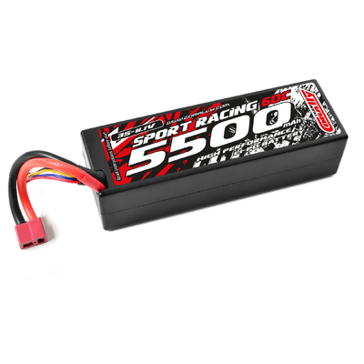 Team Corally - Sport Racing 60C - 5500Mah - 3S - 11,1V - T-PLUG - Hard Case