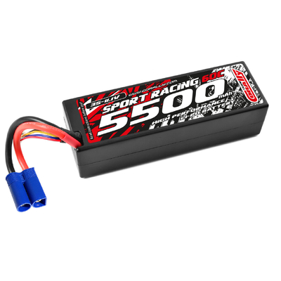 Team Corally - Power Racing 60C - 5500Mah - 3S - 11,1V - EC-5 - Hard Case
