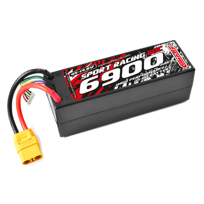 Team Corally - Power Racing 60C - 6900Mah - 4S - 14,8V - XT-90 - Hard Case