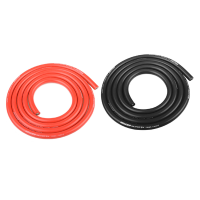 Team Corally - Ultra V+ Silicone Wire - Super Flexible - Black and Red - 10AWG - 2683 / 0.05 Strands - ODø 5.5mm - 2x 1m