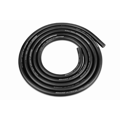 Team Corally - Ultra V+ Silicone Wire - Super Flexible - Black - 12AWG - 1731 / 0.05 Strands - ODø 4.5mm - 1m