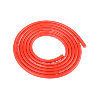 Team Corally - Ultra V+ Silicone Wire - Super Flexible - Red - 14AWG - 1018 / 0.05 Strands - ODø 3.5mm - 1m