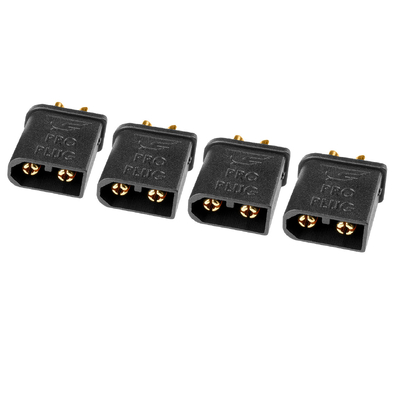 Team Corally - TC PRO Connector 3.5mm - Gold Plated Connectors - Reverse polarity protection - Female - 4 Pcs