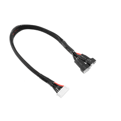 Team Corally - Balancer Lead 2X 3S - Battery 2X 3S XH Connector - Charger 6S XH Connector - Silicone Wire 22AWG - 30cm - 1 pc
