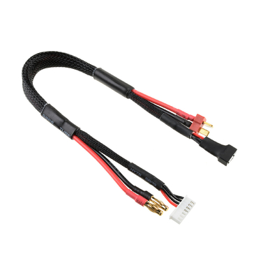 Team Corally - Charge/Balance Lead - T-Plug 3S - Charger 6S XH Connector - 3S XH Connector - 14 AWG ULTRA V+ Silicone Wire - 30cm - 1 pc