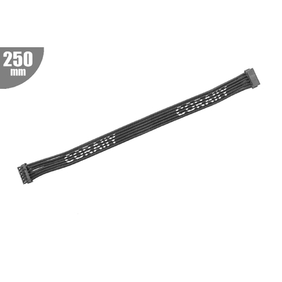 Team Corally - High Flex Flat Sensor Wire - 250mm - Silver Plated Terminal